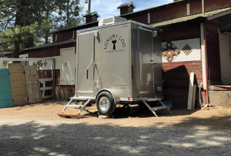 Portable Restroom Rental at an event.